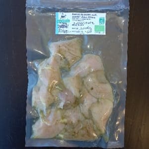 Emincés de poulets marinés