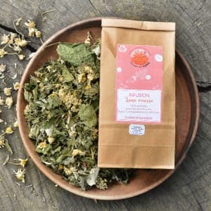 Infusion mélange Lune Rousse - tisane de la femme