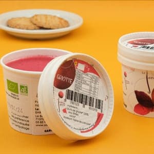 SORBET PLEIN FRUIT GRIOTTE LOT DE 2x140mL