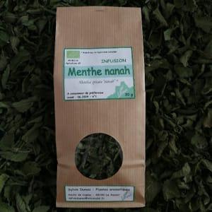 Plantes sèches Menthe nanah