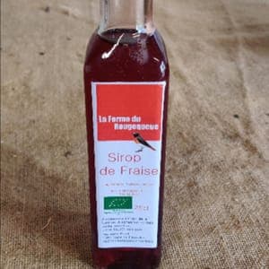 Sirop de fraises