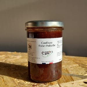 Confiture fraise rhubarbe 220 g