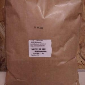 farine demi complète 1 kg blé tendre