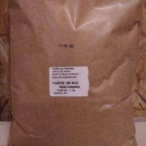 farine demi complète 5 kg blé tendre