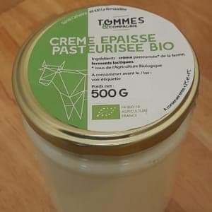 Crème épaisse pasteurisée