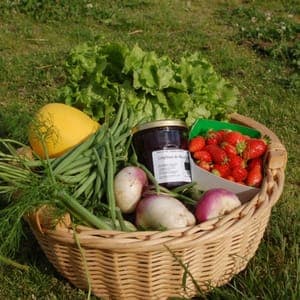 Panier de légumes pour 2-3 personnes