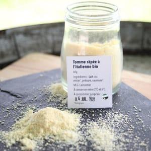 Fromage râpé (Style Parmesan) Bio