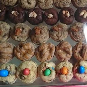 Mélange de mini cookies