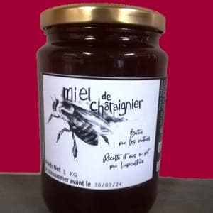 Miel de Châtaignier - Pot 1kg