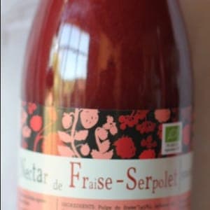 nectar de fraise-serpolet