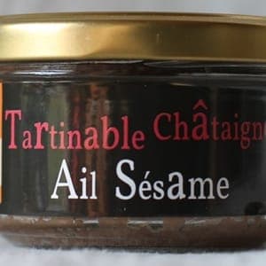 terrine végétale châtaigne – ail - sésame