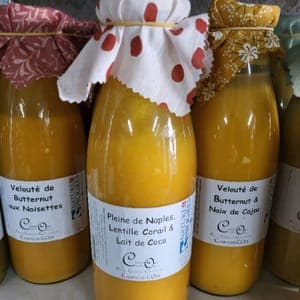 S/ Velouté de pleine de naples, coco et lentilles corail 73cl