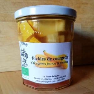 Pickle de courgette au curry
