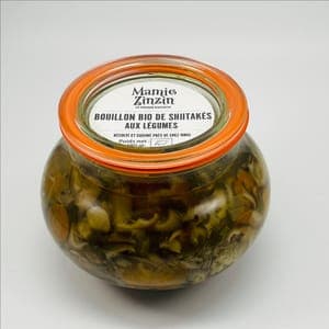 bouillon bio de shiitakés aux légumes