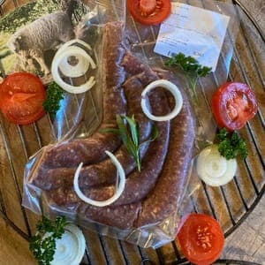 4 chipolatas ail des ours (viande ovine) surgelées - environ