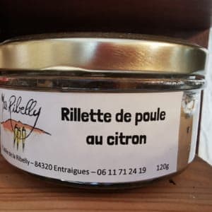 Rillette de poule au citron