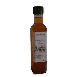 Vinaigre de cidre Bio aromatisé aux baies d'Aubépine