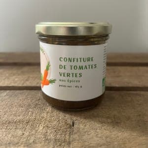 Confiture de tomates vertes aux épices