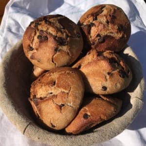 Pain pépites chocolat (petit pain) 100g