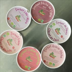 Sorbets assortiment 6 pots individuels