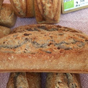 pain bis   PUR LEVAIN pavot et courges  500g