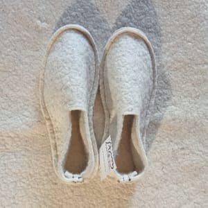 Chaussons 100% en laine feutrée