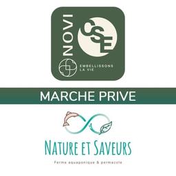 Logo de Marché Privé Nature et Saveurs pour Novi à Saint Astier