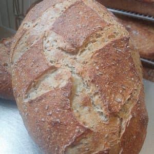 PAIN BIS DE BLES ANCIENS AU SESAME PUR LEVAIN 500G