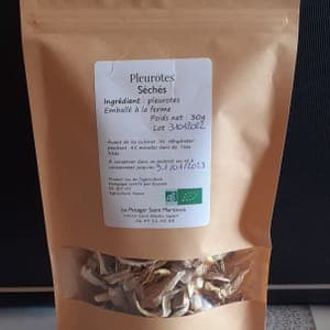 Pleurotes séchés sachet de 30 g