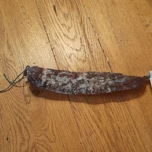 saucisse sèche au bleu d'auvergne