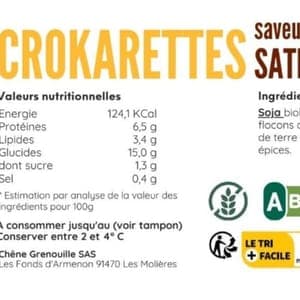 Crokarettes au SATE