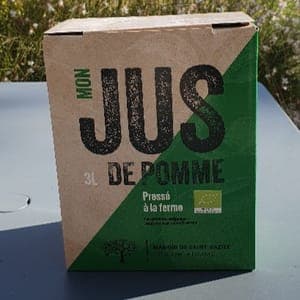 Jus 100% pomme bio 3 L