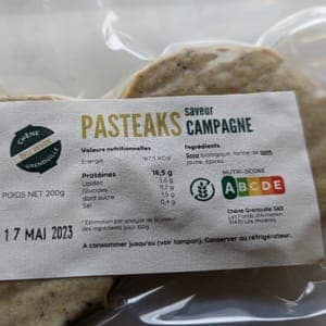 Pasteaks saveur CAMPAGNE