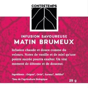 Infusion savoureuse | Matins brumeux