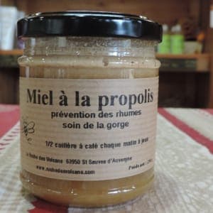 miel bio à  la propolis