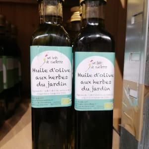 Huile d'olive aux herbes du jardin