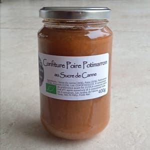 Confiture Poire Potimarron