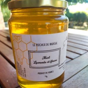 Miel lavande et fleurs