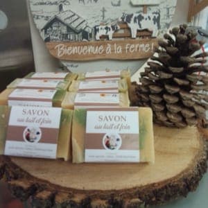 Savon avec les produits de la ferme