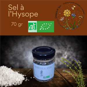 Sel aromatisé à l'Hysope 70 gr