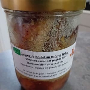 CUISSES de POULETS conserves