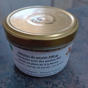 RILLETTES de VOLAILLES