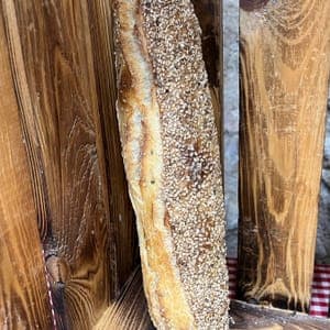 Baguette rustique au sésame