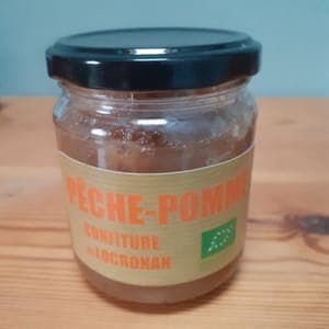 Confiture pêche-pomme