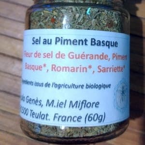 Sel Piment basque Sarriette Romarin