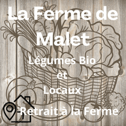 Logo de La Ferme de Malet - retrait à la ferme