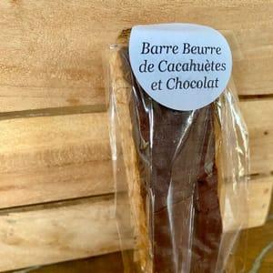 Barre au Beurre de Cacahuètes Nappé Chocolat