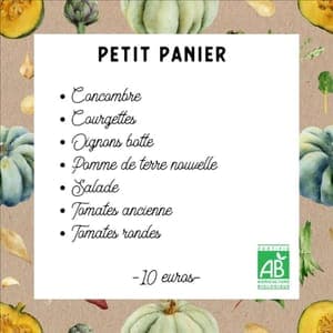 2024 - Panier de légumes bio N°30