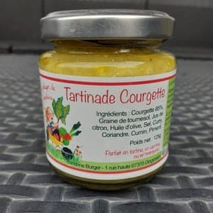 Tartinade de courgette