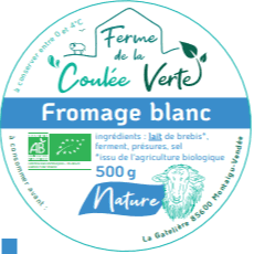 Fromage blanc avec consigne (1.5€)